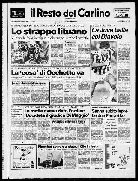 Il Resto del Carlino : giornale dell'Emilia